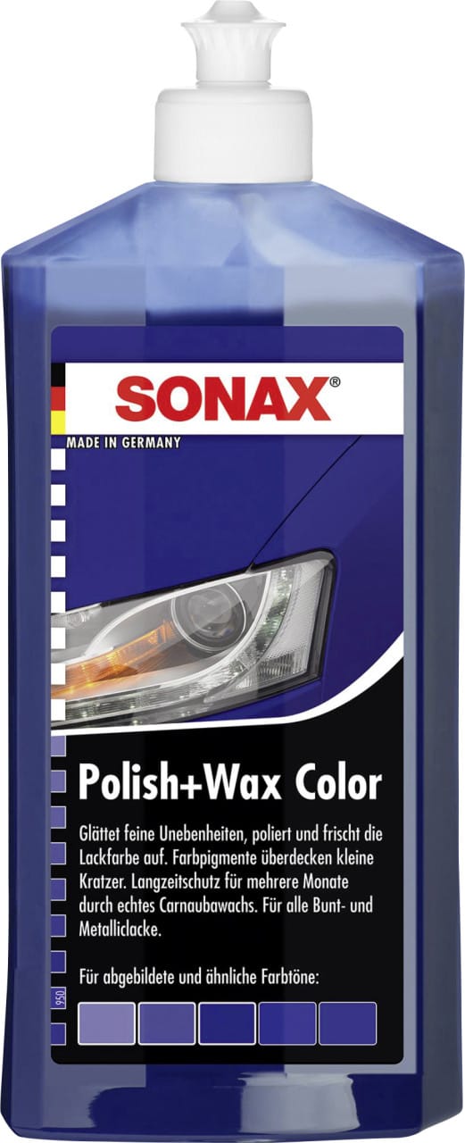 Sonax Autopolitur "Polish & Wax Color" blau 500 ml