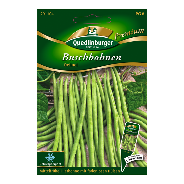 Quedlinburger Buschbohne "Delinel