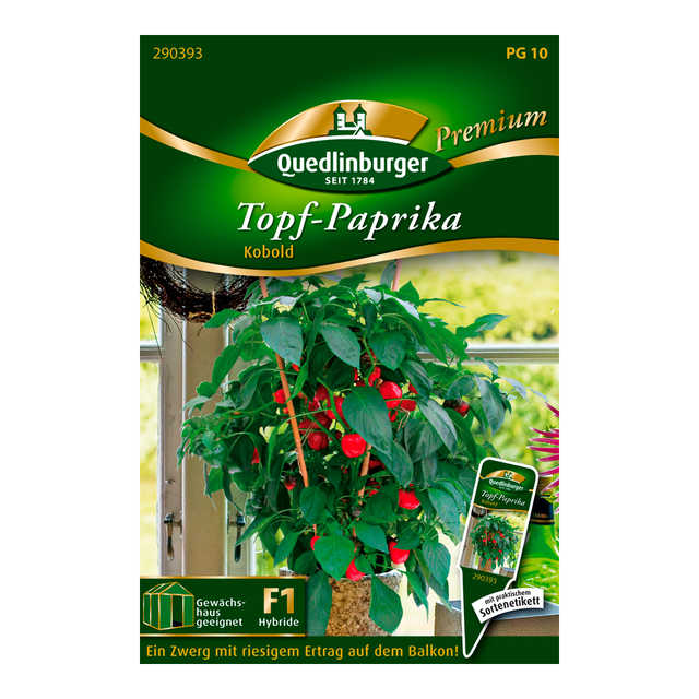 Quedlinburger Topf-Paprika "Kobold" 5 Stück