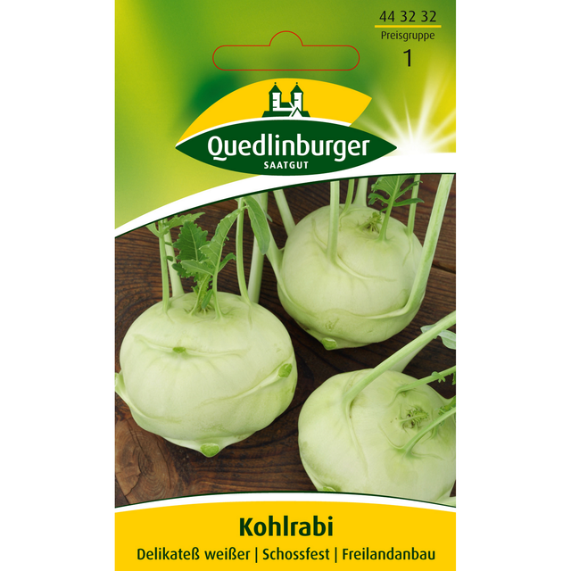 Quedlinburger Kohlrabi 'Delikateß weißer'
