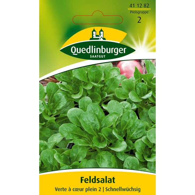Quedlinburger Feldsalat 'Verte a couer plein 2'