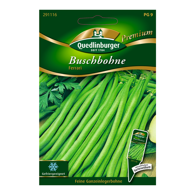 Quedlinburger Buschbohne "Ferrari