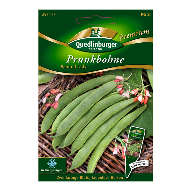 Quedlinburger Prunkbohne "Painted Lady