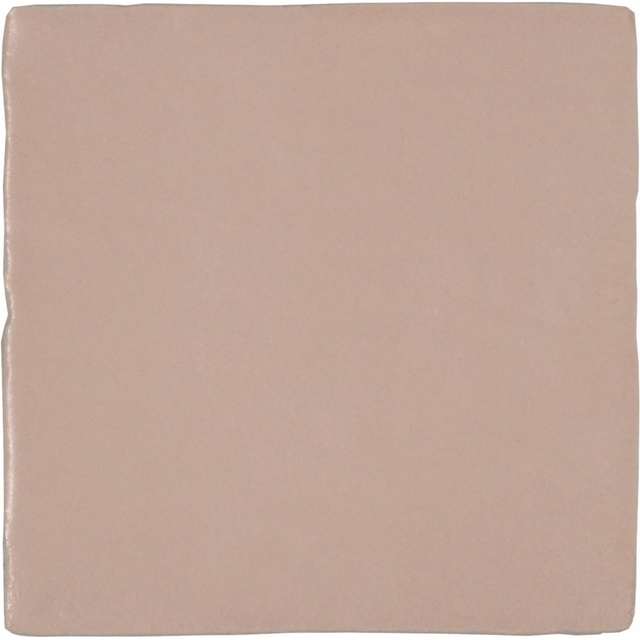 Wandfliese 'Crayon' rosa matt 13 x 13 cm
