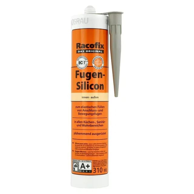 Racofix Fugen-Silicon 310 ml sandgrau