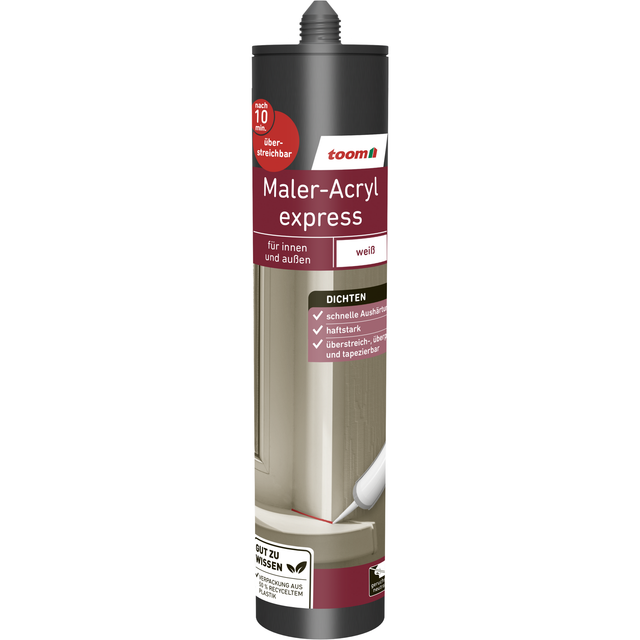 toom Maleracryl "express" weiß 310 ml
