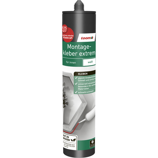 toom Montagekleber extrem weiß 390 g