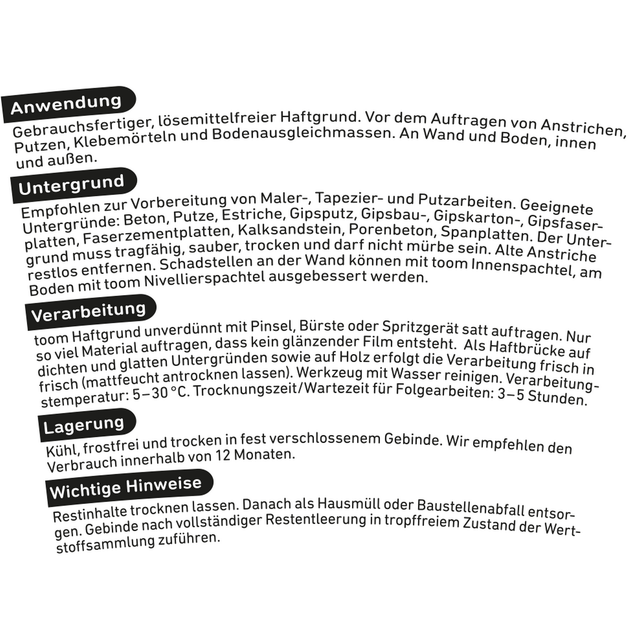 toom Haftgrund 1 l