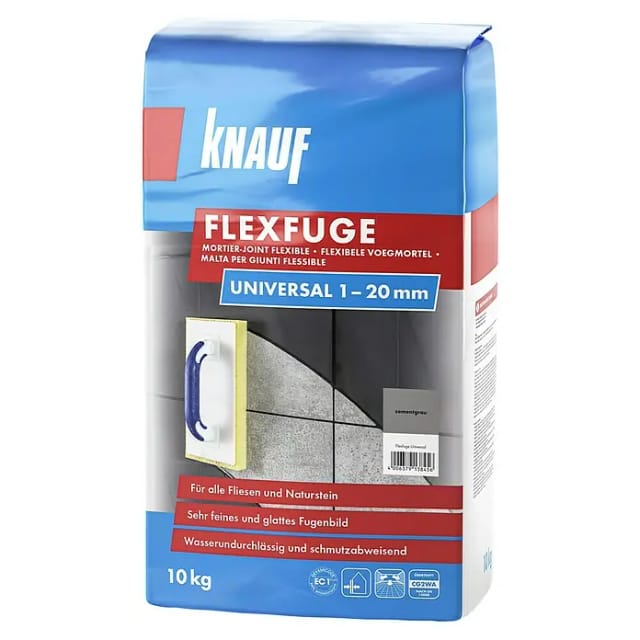 Knauf Flexfuge 'Universal' zementgrau 10 kg