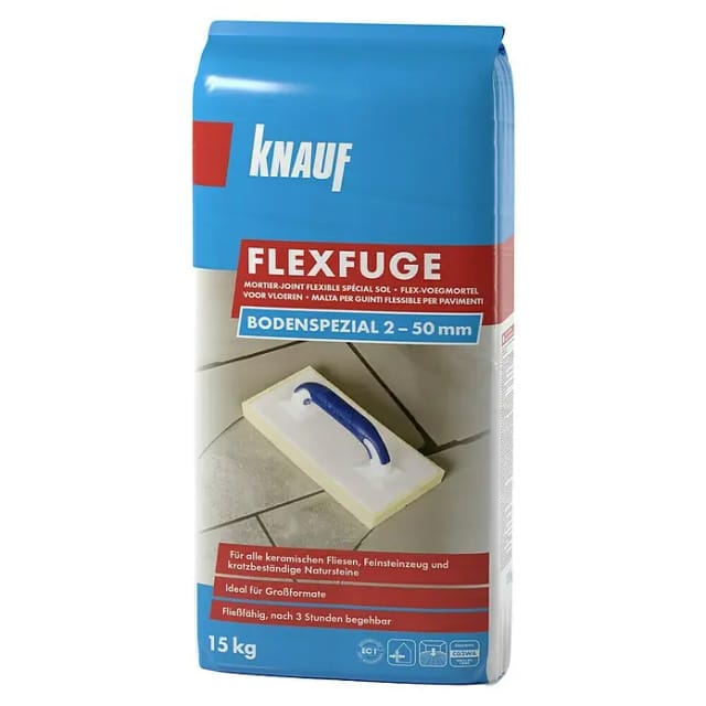 Knauf Flexfuge 'Bodenspezial' anthrazit 15 kg