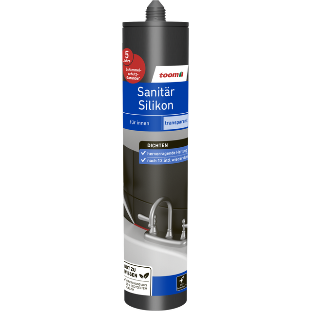 toom Sanitärsilikon transparent 310 ml