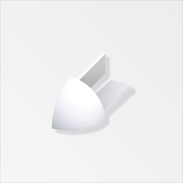 alfer Außenecke weiss 0,6 cm, 4-tlg.