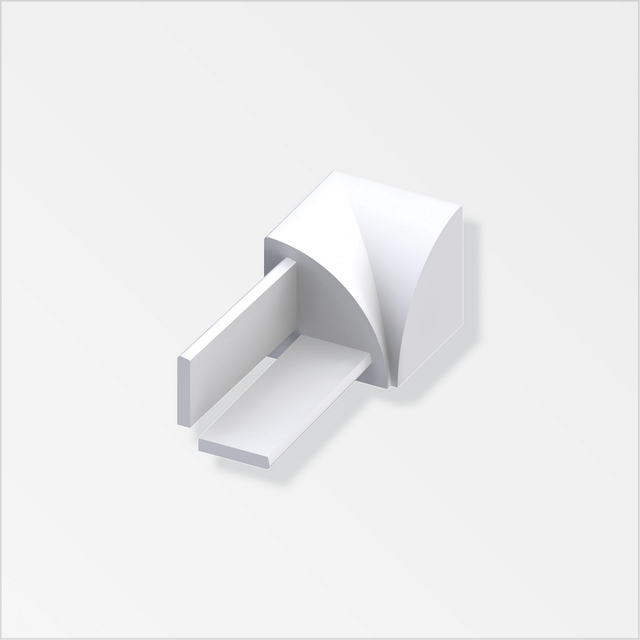 alfer Viertelkreis-Innenecken weiss 0,6 cm 4 Stück