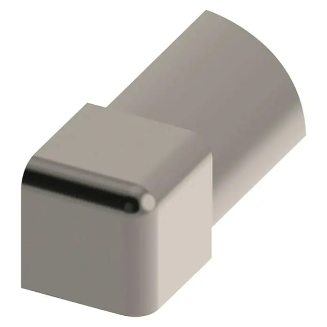 alfer Viertelkreis-Quadrateck silber 1 cm