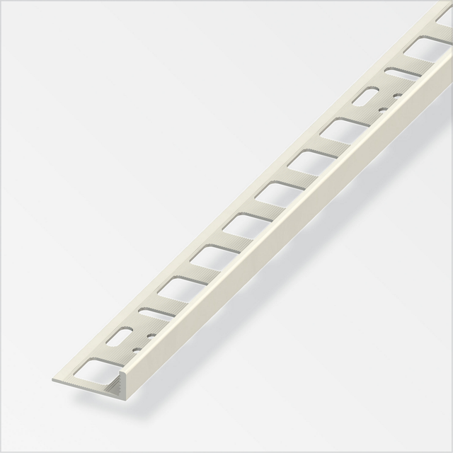 alfer Winkelprofil PVC creme 8 x 21 x 2500 mm