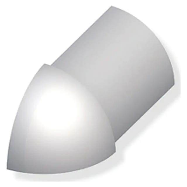 alfer Viertelkreis-Außeneck silber 0,8 cm