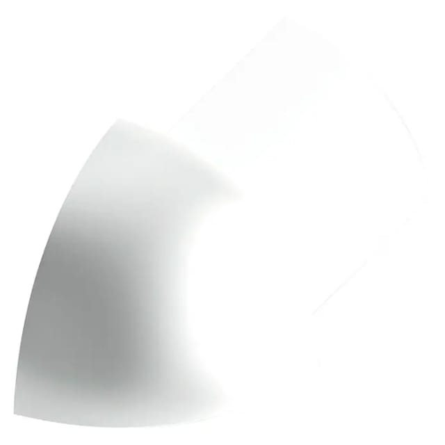 alfer Außenecke weiss 1 cm