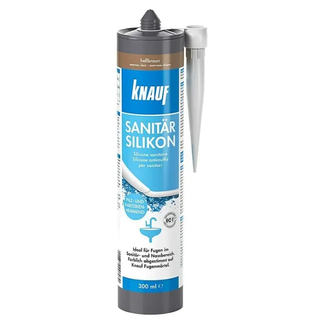 Knauf Sanitärsilikon hellbraun 300 ml