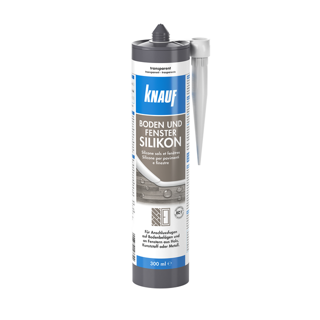 Knauf Boden- und Fenster Silikon transparent 300 ml