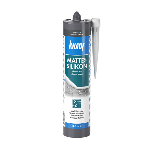 Knauf Mattes Silikon anthrazit 300 ml