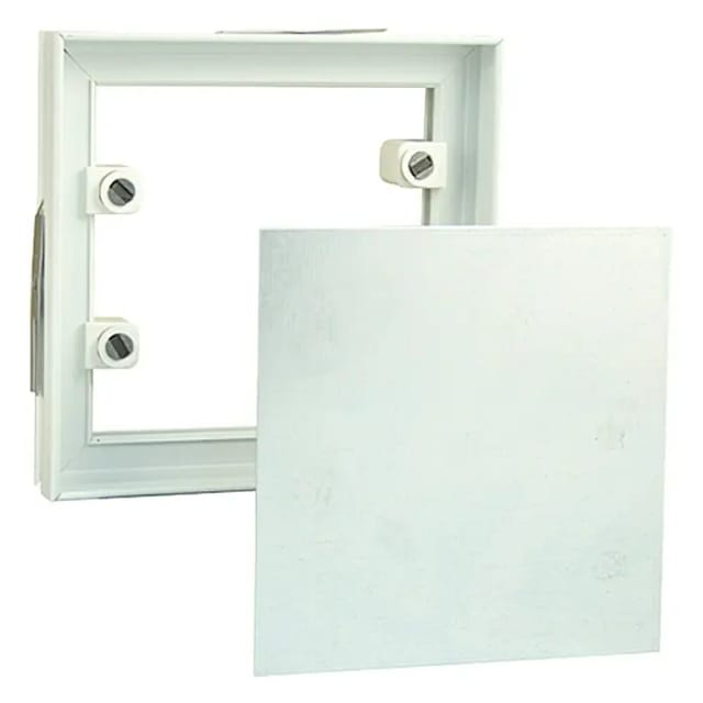 Fliesenrahmen aus Kunststoff mit Stahlblech 156 x 156 mm