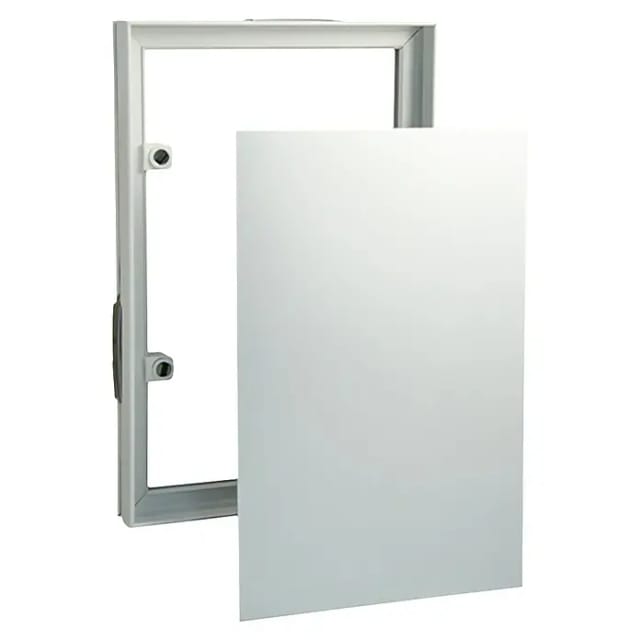 Fliesenrahmen aus Kunststoff mit Stahlblech 206 x 309 mm