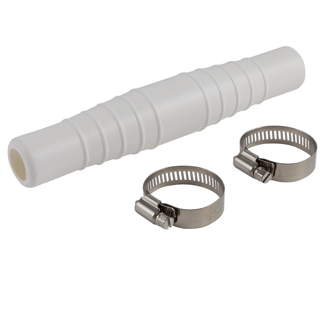 mediPOOL Medipool Universal-Schlauchtülle mit 2 Schellen Ø 32 und 38 mm