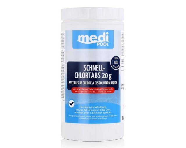 mediPOOL Schnell-Chlortabs 1 kg