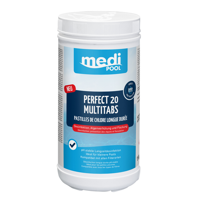 mediPOOL Langzeit-Multitabs 'Perfect 20' 1 kg, für die Poolpflege