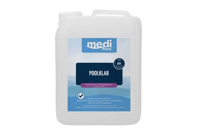 mediPOOL Poolklar-Konzentrat 5 Liter, für die Poolpflege