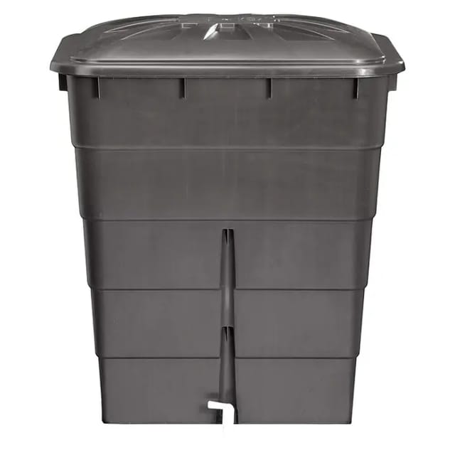 GARANTIA Regentonne 'Basic-Line' graphite grey 300 l mit Hahn