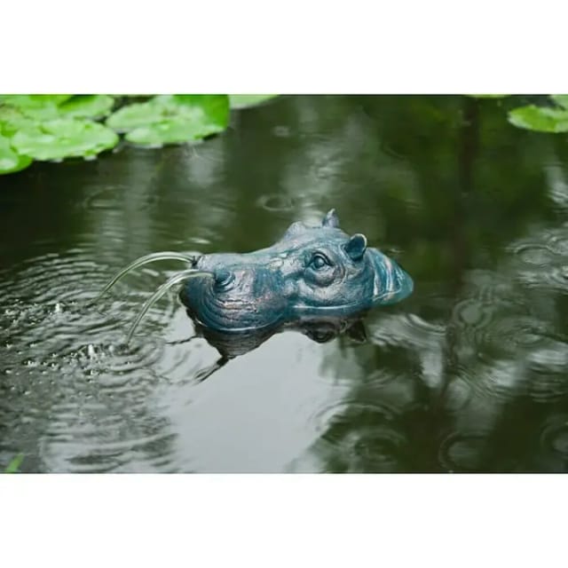 Ubbink Wasserspeier 'Hippo' 15 x 11 x 28 cm