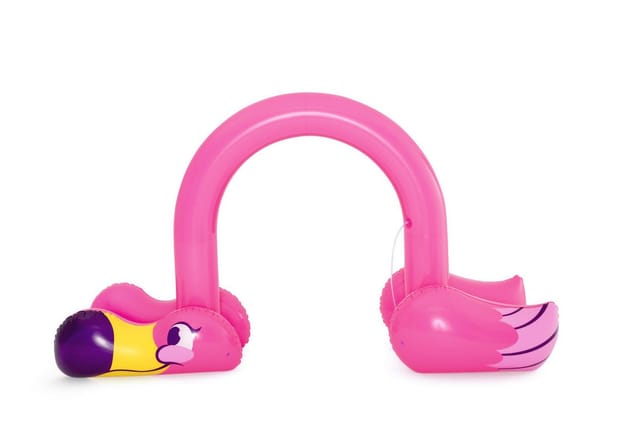 Bestway Jumbo Wassersprinkler 'Flamingo' pink 340 x 110 x 192 cm
