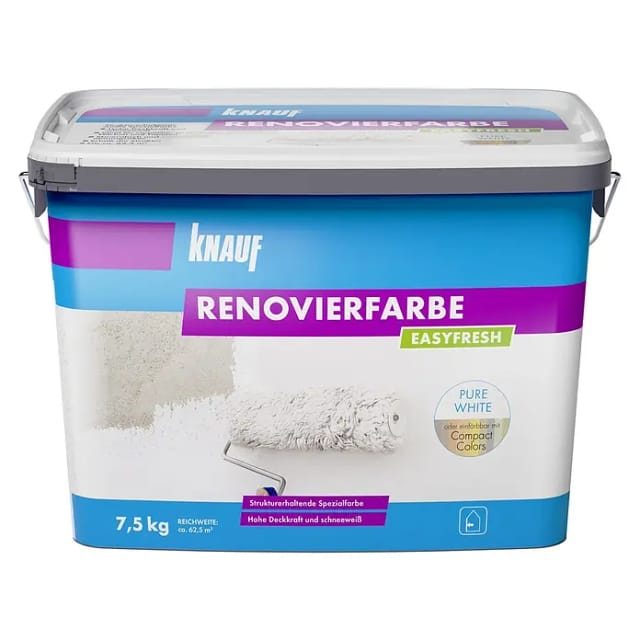 Knauf Renovierfarbe 'Easyfresh' 7,5 kg