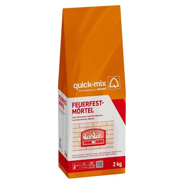 Quick-mix Feuerfestmörtel 2 kg
