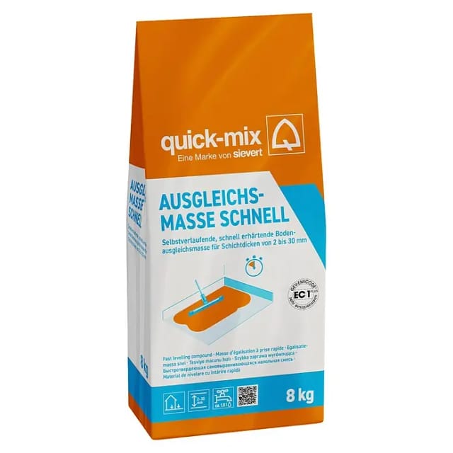 Quick-mix Ausgleichsmasse 'Sicher+Plan Schnell' 8 kg