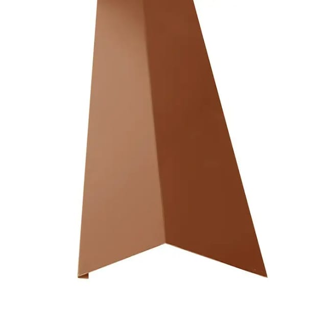 BRAVO Rinneneinhang für Trapezblech terrakottafarben 100 cm