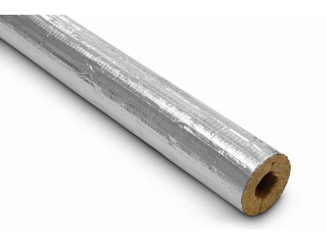 CLIMATUBE® Rohrisolierung 'Wool' Steinwolle Ø 18/20 mm Dämmstärke selbstklebend, 1 m