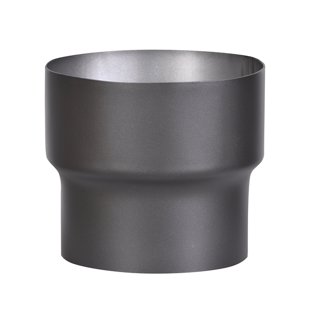 Firefix Erweiterung für Rauchrohre schwarz Ø 150/180 x 160 mm