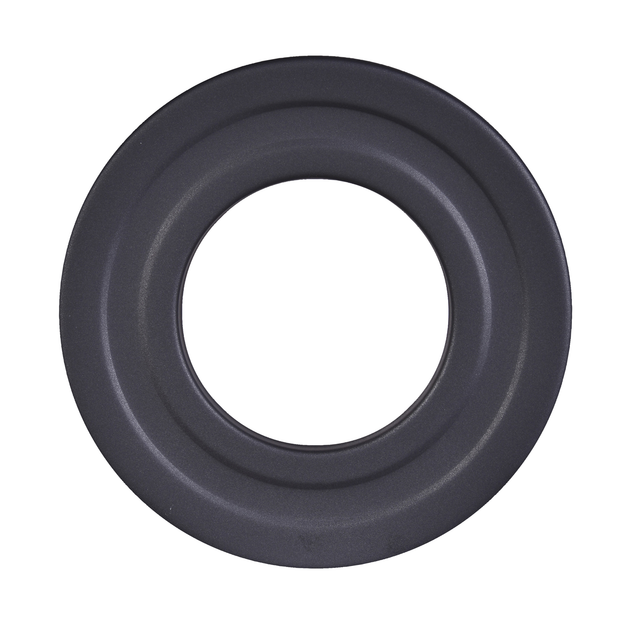 Pelletofen-Rosette schwarz Ø 80 x 1,2 mm