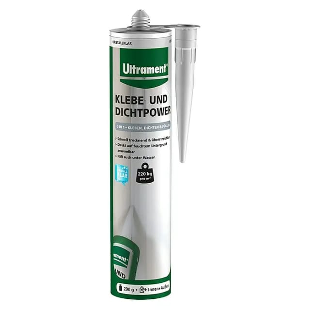 Ultrament Montagekleber "Klebe- und Dichtpower" 3in1 290 g
