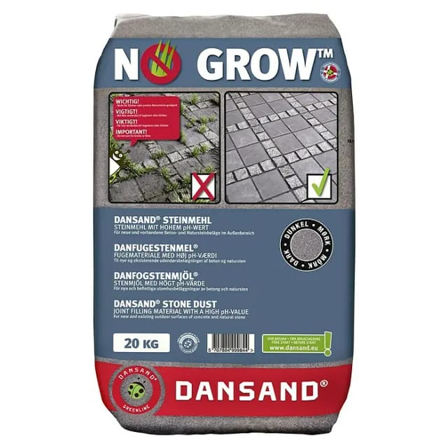 Dansand Steinmehl 'No Grow' grau 0-3 mm 20 kg