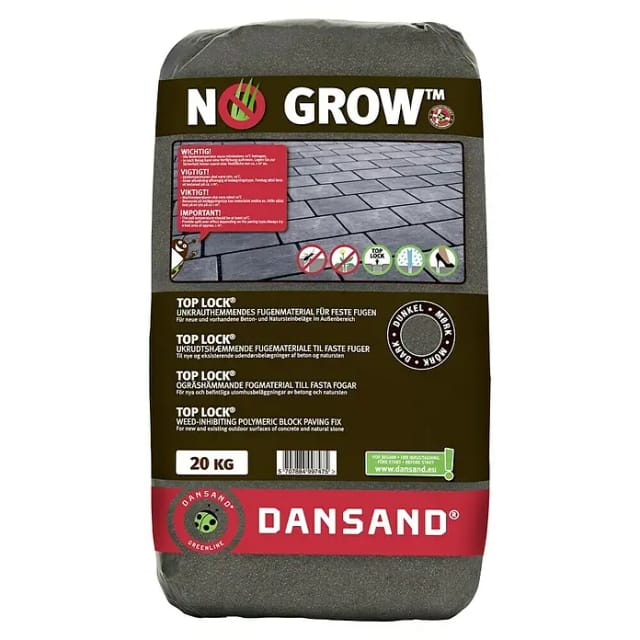 Dansand Fugenmaterial 'No Grow Top Lock' anthrazit 0-1 mm 20 kg