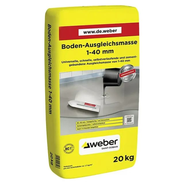 Saint-Gobain Weber Bodenausgleichsmasse 20 kg