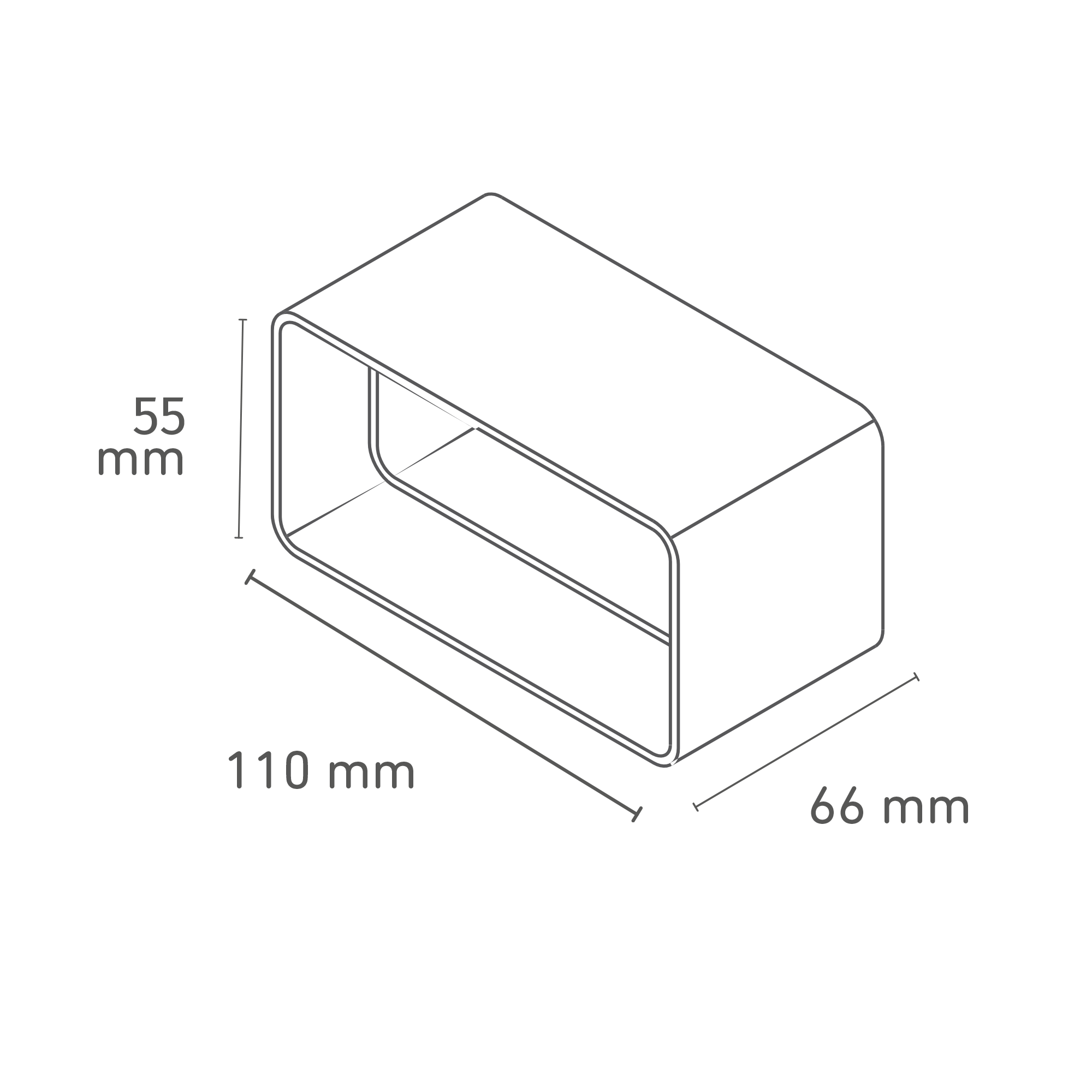 toom Flachkanalverbinder 110 x 55 mm Bild 2