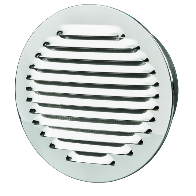 toom Lüftungsgitter Aluminium Ø 125 mm, mit Insektenschutzgitter