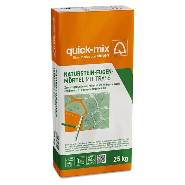 Quick-mix NFM Naturstein-Fugenmörtel mit Trass 25 kg
