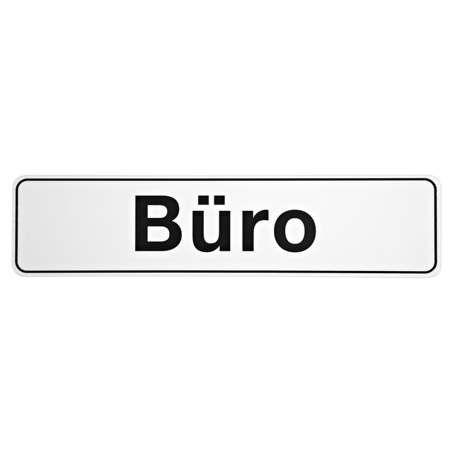 Schild 'Büro' 4,8 x 20 cm