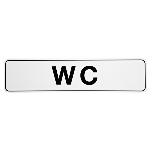 Hinweisschild 'WC'