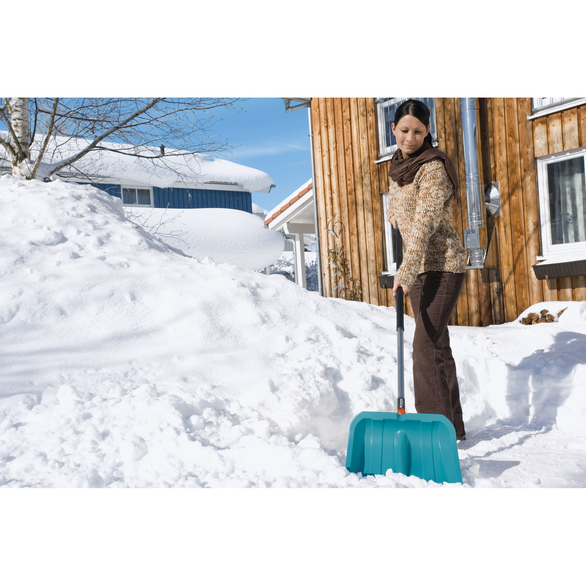 Gardena Schneeschieber 'Combisystem' mit Edelstahlkante 40 cm Bild 2